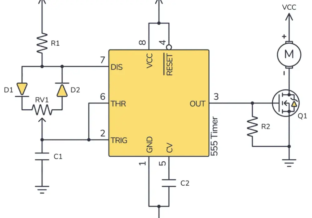 Regulator PWM NE555: Schemat i Instrukcja Budowy Krok po Kroku