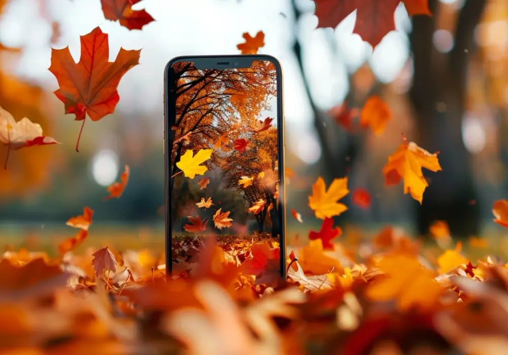 Jesienna tapeta na telefon: Dodaj jesienne akcenty do telefonu