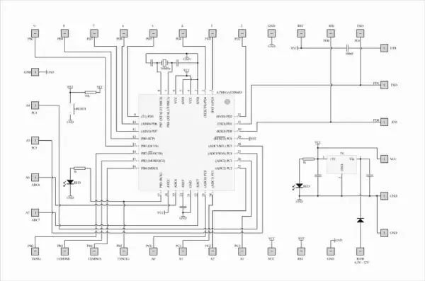 Arduino Nano: Kompletny schemat i opis pinów - Poznaj układ